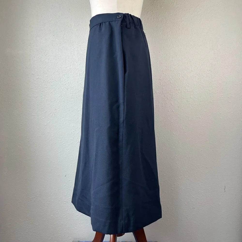 Vintage Girl Scouts Midi Skirt and Belt Size 8 EUC